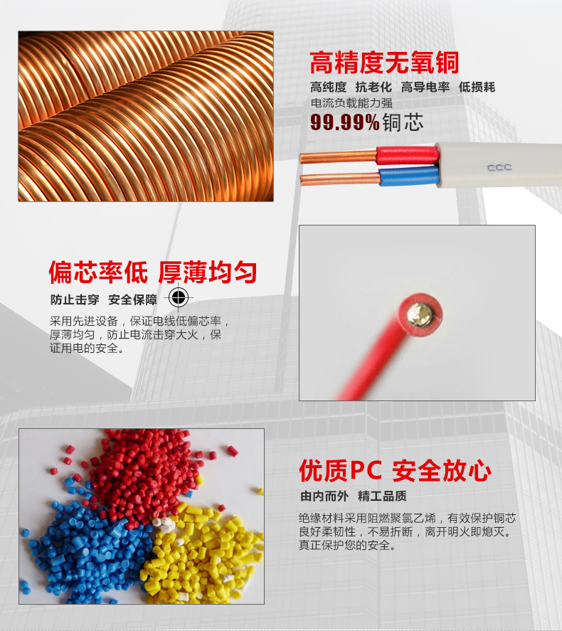 BVVB铜芯护套硬线(图2)