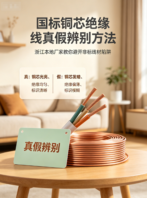 国标铜芯绝缘线真假怎么辨别？浙江厂家详解非标线材坑点
